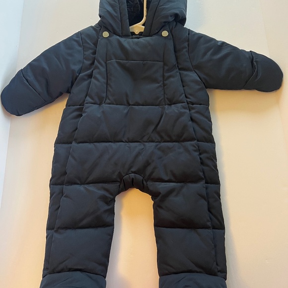 Jacadi Baby Navy Blue Size 6 Months Snowsuit - Picture 1 of 5